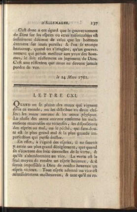 Lettre CXI-CXV