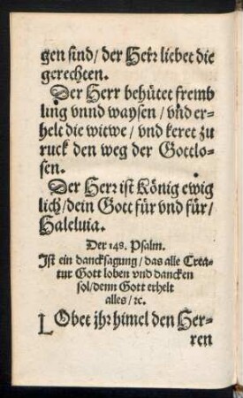 Ist ein dancksagung/ das alle Creatur Gott loben und dancken sol/ denn Gott erhelt alles ...