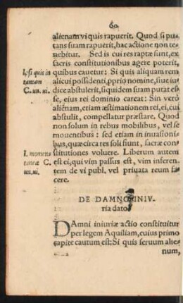 De Damno Iniuria dato.