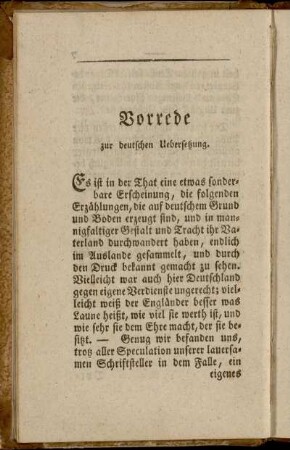 Vorrede zur deutschen Übersetzung