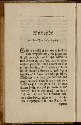 Vorrede zur deutschen Übersetzung
