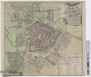 Grundriss der Stadt Leipzig