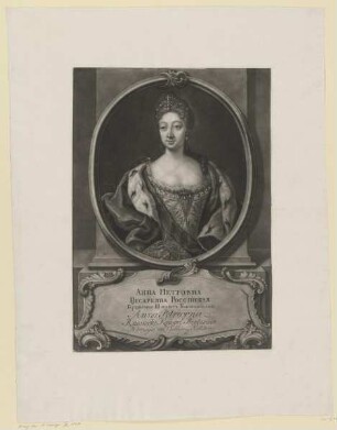 Bildnis der Anna Petrowna von Holstein-Gottorp