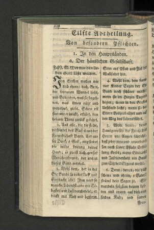 Eilfte Abtheilung. Von besondern Pflichten.