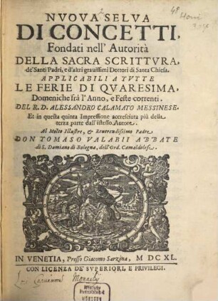 Nuova Selva di Concetti