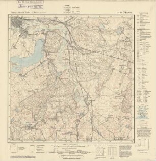 2239 Güstrow, Topographische Karte 1:25000 (4cm - Karte)
