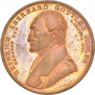 Medaille auf Heinrich Eberhard Gottlob Paulus