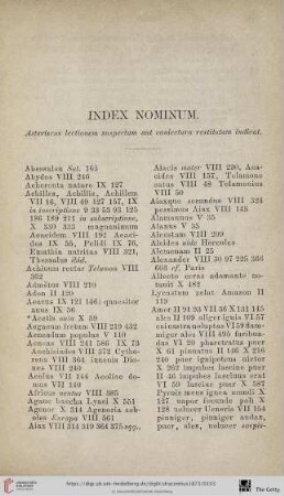 Index Nominum