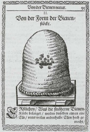 Die rechte Bienenkunst, Holzschnitt, 1614