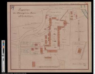 Lageplan des herzoglichen Gutes Norkitten