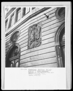 Relieftafel am Haus Goldener Schwan
