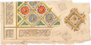 Zocher, Ernst; Italien; Ornamente - Detail