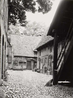 Lüneburg, ehemaliges Hospital zum Roten Hahn, Hofansicht