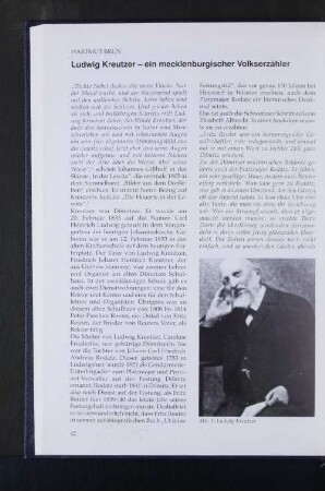 Ludwig Kreutzer - ein mecklenburgischer Volkserzähler