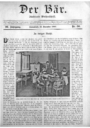 Sonnabend, 15. Dezember 1900 Nr, 50