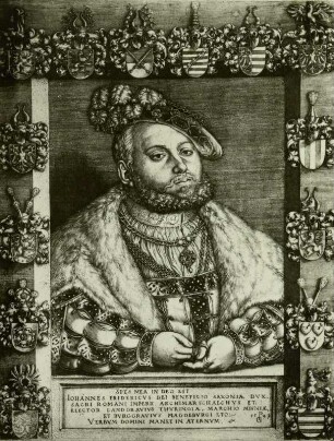 Bildnis Johann Friedrich I. Kurfürst von Sachsen