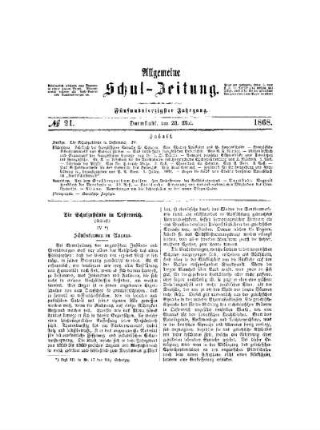 Die Schulzustände in Oesterreich : (Schluß)