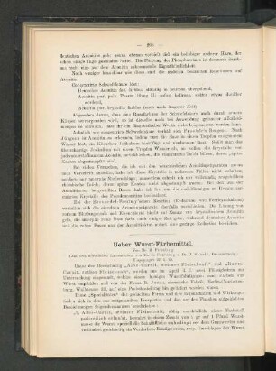Ueber Wurst-Färbemittel.