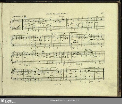 Choral No. 14: Christe du Lamm Gottes