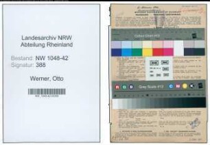Entnazifizierung Otto Werner , geb. 02.08.1912 (Richter)