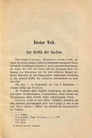 Leudegar, Bischof von Autun (+ 678) : ein Beitrag zur fränkischen Geschichte des 7. Jahrhunderts
