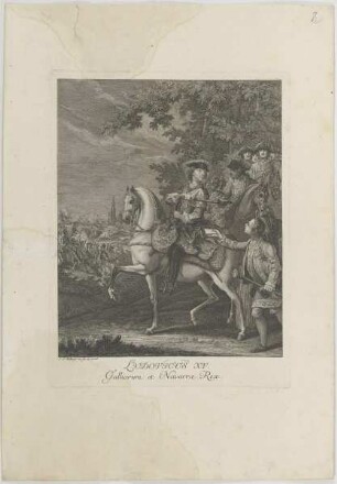 Bildnis des Ludovicus XV. von Frankreich und Navarra