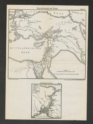 Skizze 2. Konstantinopel und Bosporus.