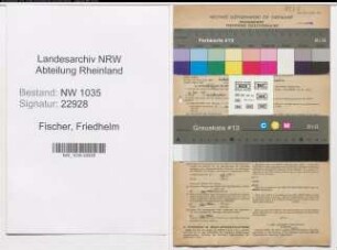 Entnazifizierung Friedhelm Fischer , geb. 07.06.1922 (Kaufmaennischer Angestellter)