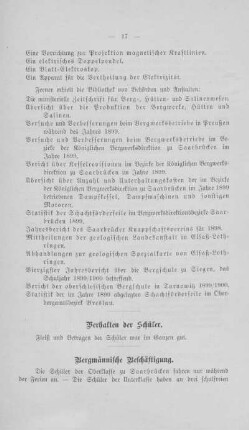 Verhalten der Schüler