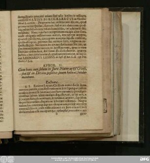 Aphor. II. Cum haec non solum in Iure Naturae & Civili, sed & in Divino positivo suum habeat fundamentum.