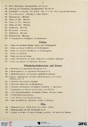Glas (Nr. 458-467)