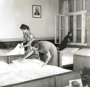 Greifswald. Landesinternat der Oberschule. Schlafraum