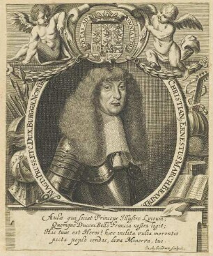 Bildnis des Christianus Ernestus, March. Brandenb.