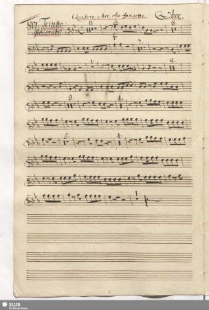 801. Terzetto: Quattro e tre che fansette / Paisiello, G.