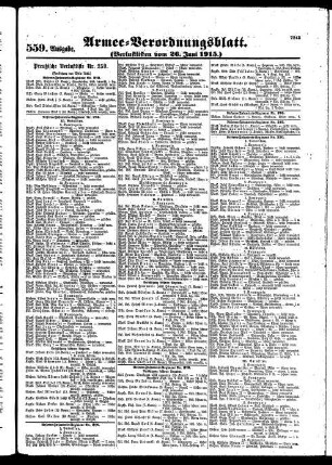 559.Ausgabe. Samstag, 26. Juni 1915
