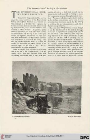 50: The international Society's tenth exhibition