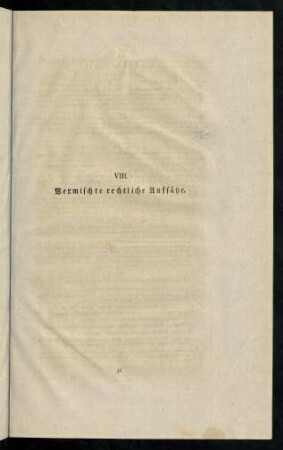 133-148, Vermischte rechtliche Aufsätze.