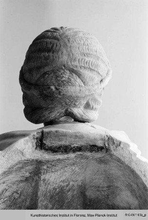 Weiblicher Kopf, ergänzt als Büste (angeblich Julia Mammaea) : Weiblicher Kopf (angeblich Julia Mammaea)