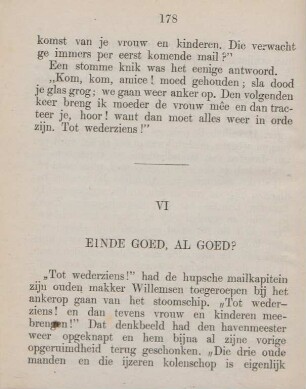 VI Einde goed, al goed?