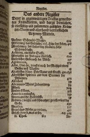 Das andere Register