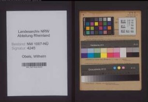Entnazifizierung Wilhelm Obels , geb. 28.05.1888 (Landwirt)