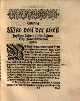 Gründtliche Erörterung, vnd Christliche Widerlegung, daß Martin Luther, in allen vnd jeden mit dem Römischen Papstumb streitigen Puncten geglaubt vnd gelehrt habe, das jenige was stracks nach der heyligen Apostel Zeiten, in den nechstnachfolgenden Sechshundert Jaren offentlich ist geglaubt vnd gelehrt worden : ... Von D. Georg Müllern Wittembergischen Predicanten, Anno 1606. außgangen