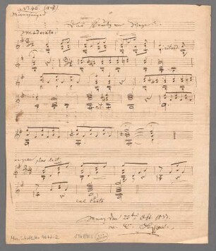 2 Songs, guit, Excerpts, Arr - BSB Mus.Schott.Ha 4677-2 : [2 Lieder]