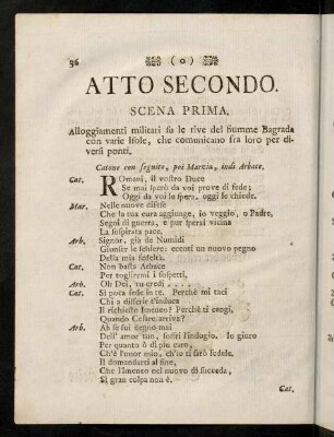 36-67, Atto Secondo. / Zweite Abhandlung.