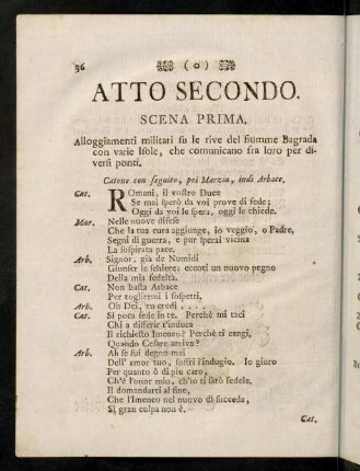 36-67, Atto Secondo. / Zweite Abhandlung.