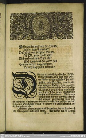 Leichenpredigt : Der Gedächtniß-Altar des Barmhertzigen und treuen GOttes