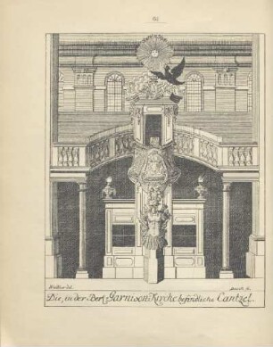 Die, in der Berl. Garnison-Kirche befindliche Cantzel