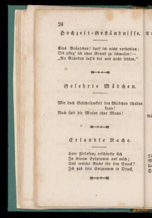 Gelehrte Mädchen.
