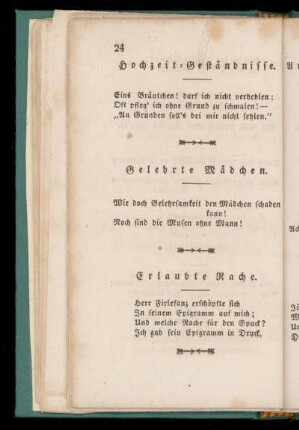Gelehrte Mädchen.