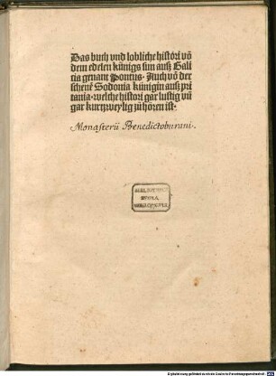 Pontus und Sidonia